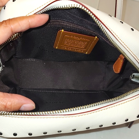 Coach Camera Bag Patches In Signature Tan Chalk - Picture 6 of 16